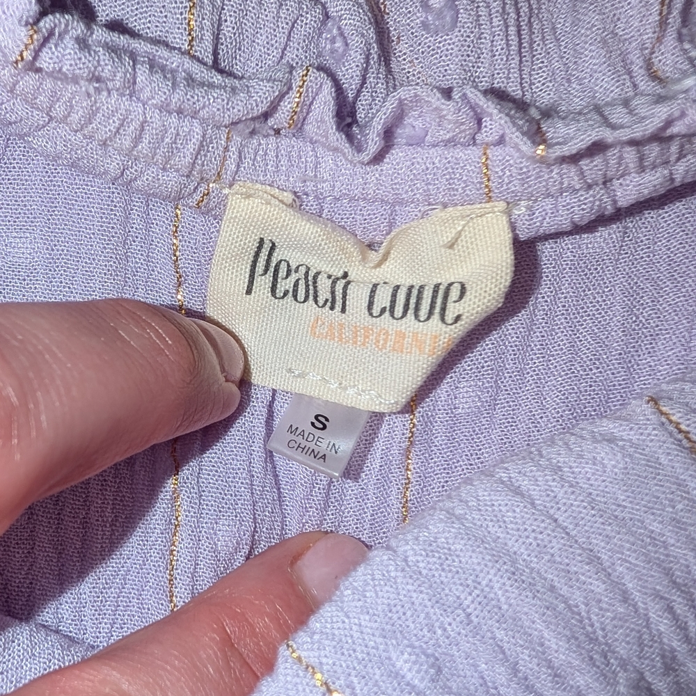 Peach Love California Lavender Top
